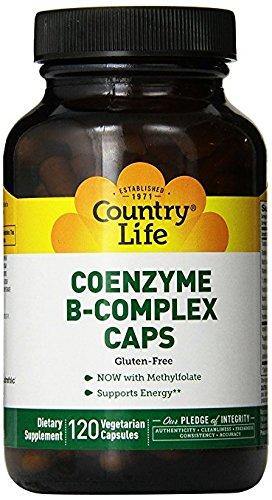 Country Life - Coenzyme B-Complex with Methylfolate - 120 Vegan Capsules - Vitamins Emporium