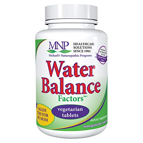 Michael's Naturopathic Programs Water Balance Factors - 120 Vegan Tablets - Fluid Balance Support Supplement, Weight Management Aid - Gluten Free, Kosher - 40 Servings