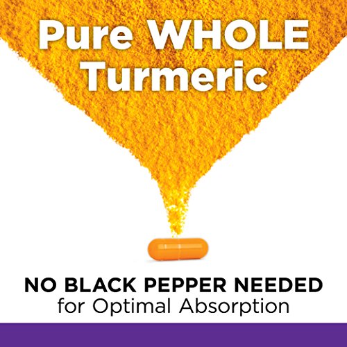 New Chapter Turmeric Supplement + Daily Detox Turmeric Force Detox Action with Green Tea + Ginger + NO Black Pepper Needed + NonGMO Ingredients Vegetarian Capsule, 60 Count