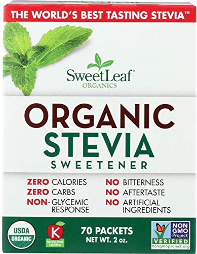 SweetLeaf Organic Stevia Sweetener (70 ct)