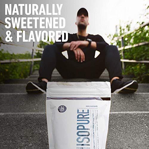 Isopure Naturally Flavored, Keto Friendly Protein Powder, 100% Whey Protein Isolate, Flavor: Natural Tahitian Vanilla, 1 Pound