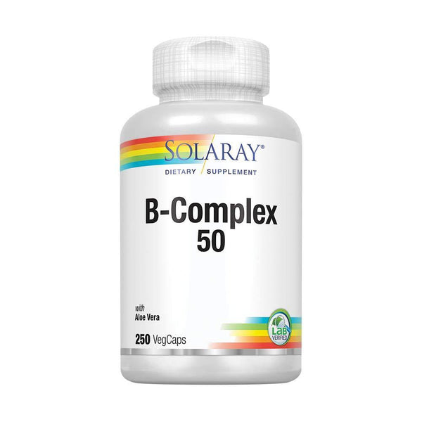 Solaray Vitamin B-Complex 50mg | 250 VegCaps - Vitamins Emporium