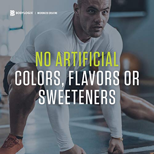 Bodylogix Micronized Creatine Monohydrate Powder, NSF Certified, Unflavored, 300g