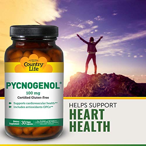 Country Life Pycnogenol - 100 mg - 30 Vegetarian Capsules
