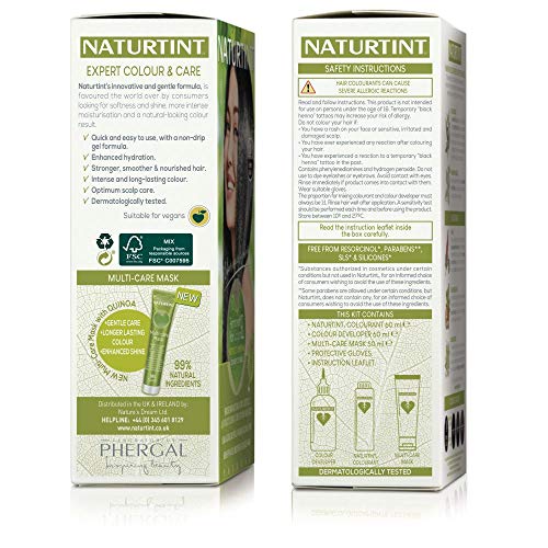 Naturtint Permanent Hair Color 6.7 Dark Chocolate Blonde (Pack of 1), Ammonia Free, Vegan, Cruelty Free, up to 100% Gray Coverage, Long Lasting Results