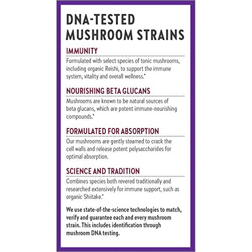 New Chapter Reishi Mushroom - LifeShield Immune Support with Organic Reishi Mushroom Vegan + Non-GMO Ingredients - 120 ct