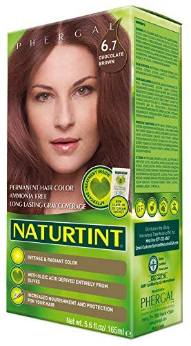Naturtint Permanent Hair Color 6.7 Chocolate Brown (Pack of 6), Ammonia Free, Vegan, Cruelty Free, up to 100% Gray Coverage, Long Lasting Results