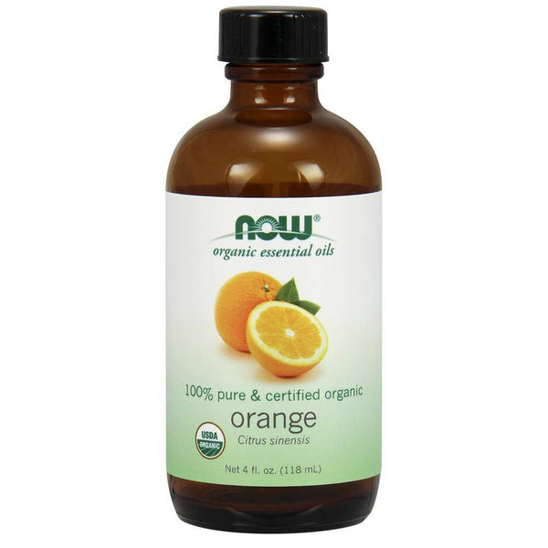 Now Essential Oils, Organic Orange Oil, 4-Ounce - Vitamins Emporium
