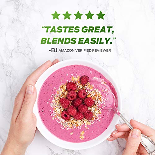 New Vega Protein and Greens, Plant Based Protein Powder Plus Veggies n Protein Powder, KetoFriendly, Vegetarian (25 Servings, 26.8 Oz Tub)