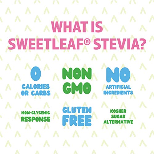 Sweetleaf Natural Stevia Sweetener Powder, 4 Ounce Shaker & Sweet Drops Liquid Stevia Sweetener, Vanilla Creme, 2 Ounce