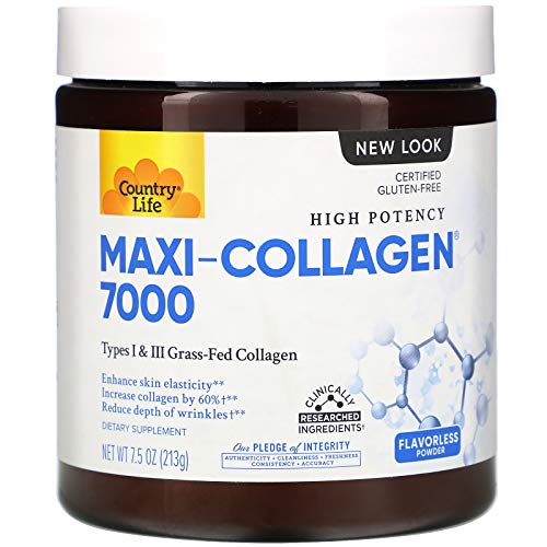 Country Life High Potency Maxi-Skin Collagen 7.5 oz (213 g) Powder