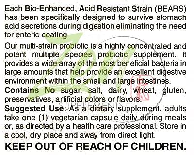 Zen Supplements - Suprema-Dophilus - 5 Billion CFU Probiotic - 8 Strains - Shelf Stable and Acid Resistant - Supports Gastrointestinal & Immune Health 120-Caps