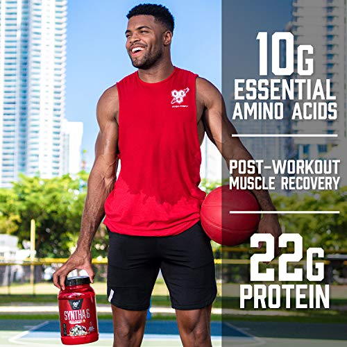 BSN Syntha-6 Whey Protein Powder, Cold Stone Creamery- Birthday Cake Remix Flavor, Micellar Casein, Milk Protein Isolate Powder, 44 Servings