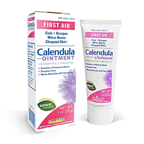 Boiron Calendula Ointment 1 Oz Homeopathic First Aid Ointment for Cuts, Scrapes, Minor Burns, and Chapped Skin