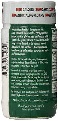 Sweetleaf Natural Stevia Sweetener Powder, 4 Ounce Shaker & Sweet Drops Liquid Stevia Sweetener, Vanilla Creme, 2 Ounce