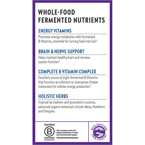 New Chapter Vitamin B Complex - Coenzyme B Complex with Vitamin B12 + Vitamin B6 + Biotin + Organic Non-GMO Ingredients - 90 ct