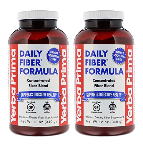 Daily Fiber Formula Regular Powder - 12 oz (Pack of 2)