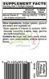 Natural Vitamin E – 400IU Vitamin E Capsules with 100% Natural Mixed Tocopherols - Non-GMO E Vitamin – 100 Softgels