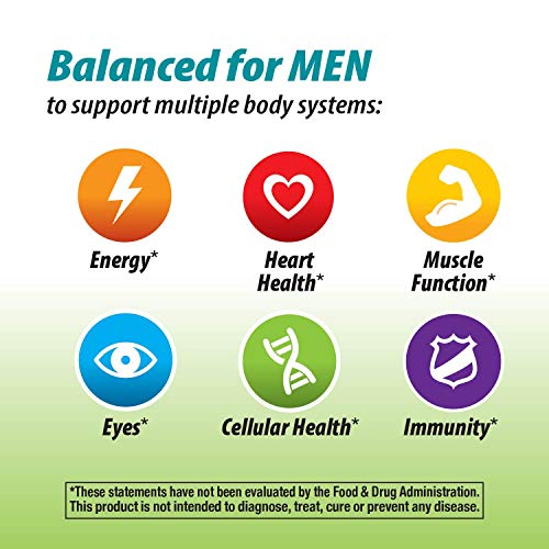 Nature's Way Alive! Garden Goodness Men's Multivitamin, Veggie & Fruit Blend (1400mg per serving), Made with Organic Kale, 60 Tablets