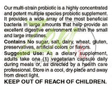 Suprema-Dophilus - 5 Billion CFU Probiotic - 8 Strains - Shelf Stable and Acid Resistant 60-Caps