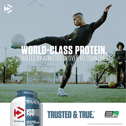Dymatize ISO100 Hydrolyzed Protein Powder, 100% Whey Isolate Protein, 25g of Protein, 5.5g BCAAs, Gluten Free, Fast Absorbing, Easy Digesting, Fruity Pebbles, 3 Pound