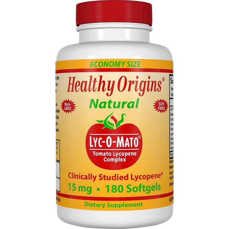 Healthy Origins LYC-O-Mato Lycopene, 15 Mg, 180 Softgels - Vitamins Emporium