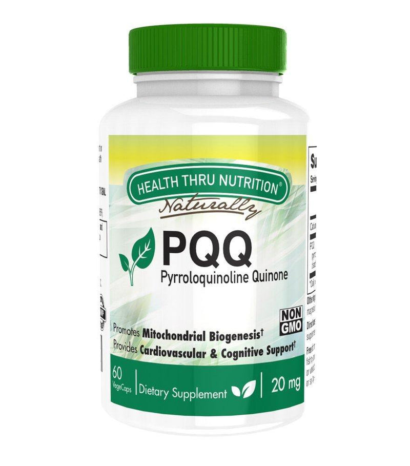 Health Thru Nutrition PQQ 20Mg Non-GMO Vegecaps, 60 Count - Vitamins Emporium