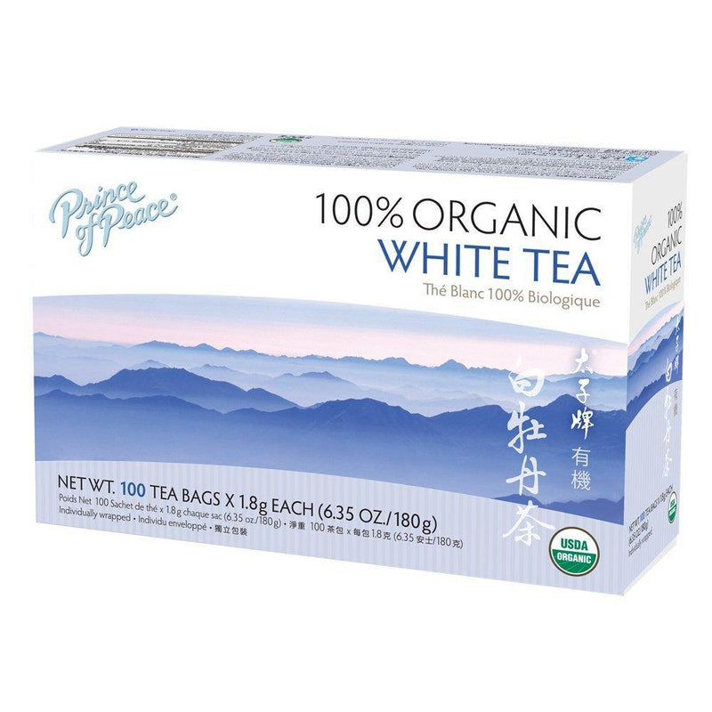 Prince of Peace Organic White Tea 100ct - Vitamins Emporium