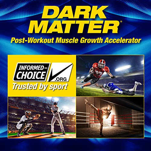 MHP Dark Matter Post Workout, Recovery Accelerator, w/Multi Phase Creatine, Waxy Maize Carbohydrate, 6g EAAs, Fruit Punch, 20 Servings, 55 Oz