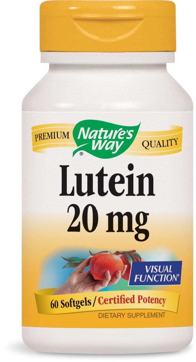 Nature's Way Lutein 20mg, 60 Softgels - Vitamins Emporium