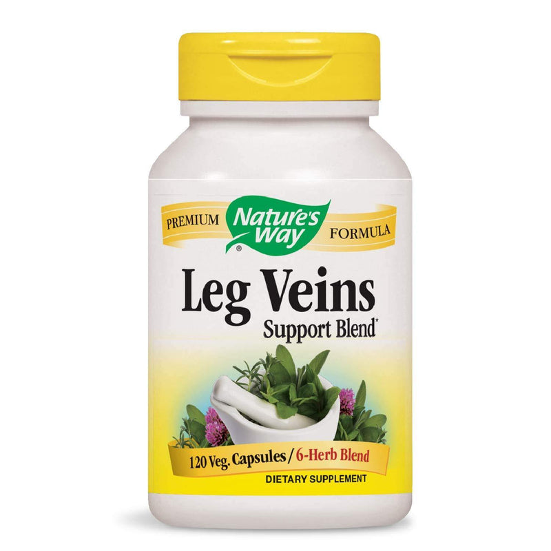 Nature's Way Leg Veins Support Blend; with Tru-OPCS; Vegetarian; 120 Vegetarian Capsules - Vitamins Emporium