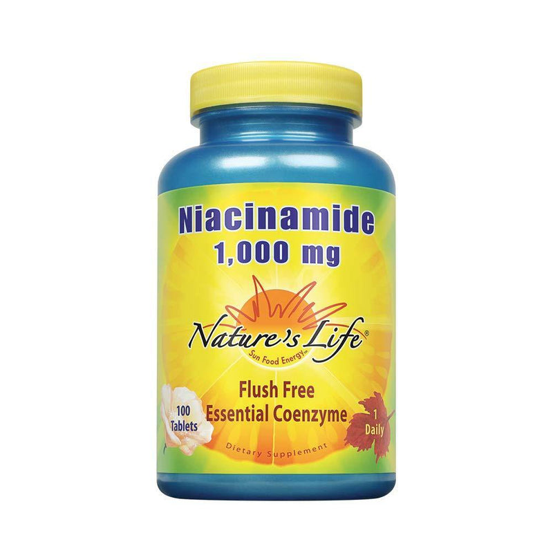 Nature's Life Niacinamide Tablets, 1000 Mg, 100 Count - Vitamins Emporium