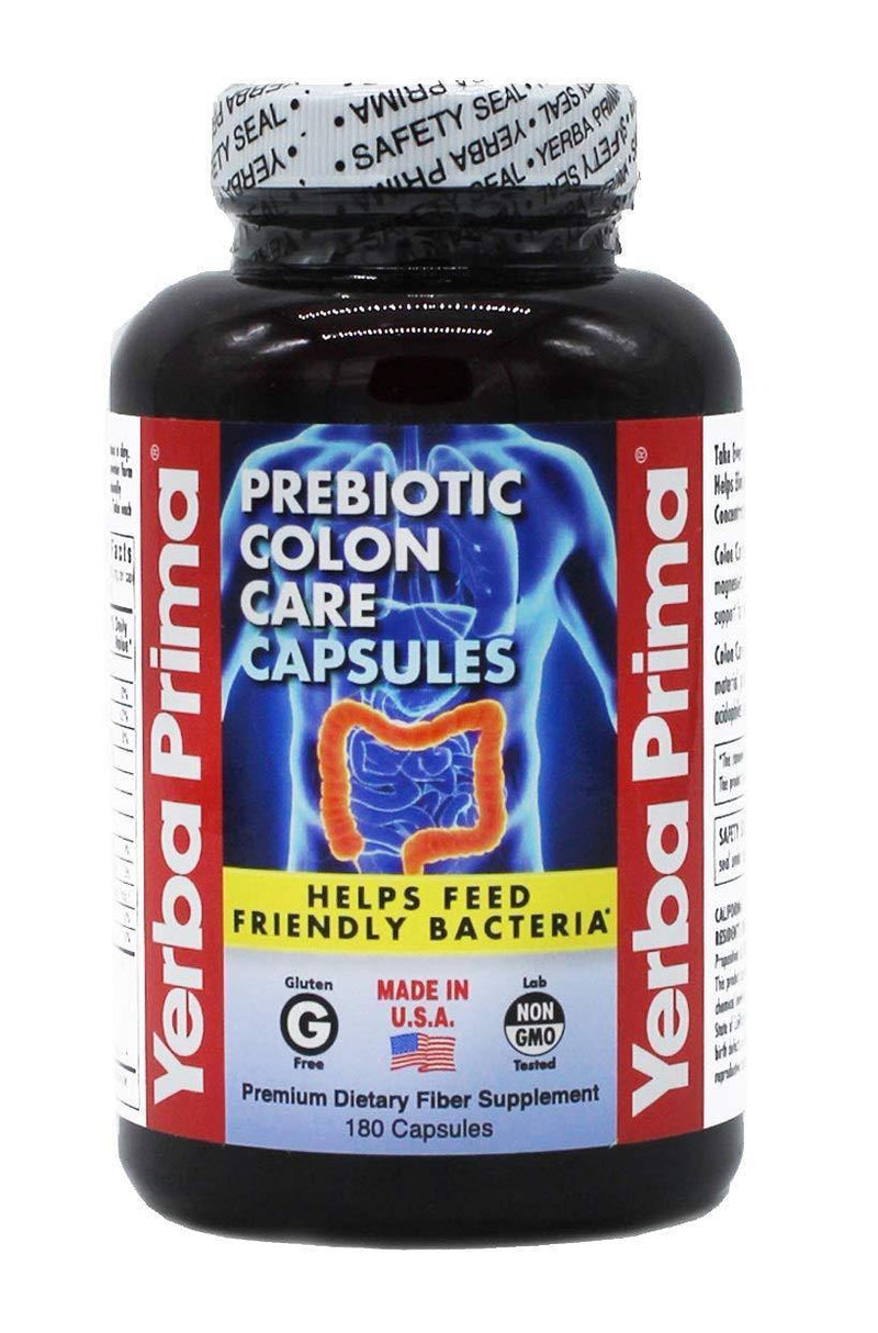 Prebiotic Colon Care - 180 Capsules - Vitamins Emporium