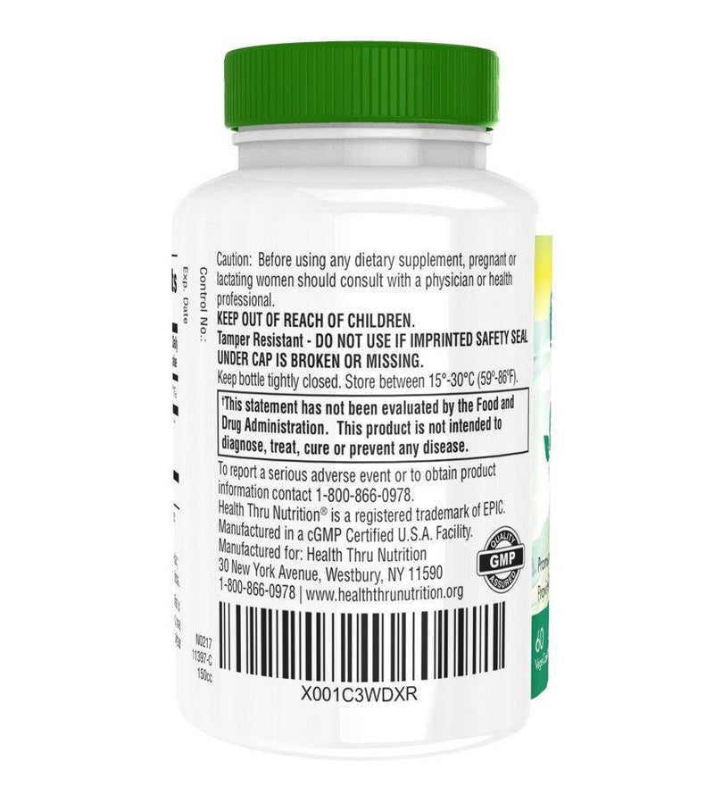 Health Thru Nutrition PQQ 20Mg Non-GMO Vegecaps, 60 Count - Vitamins Emporium