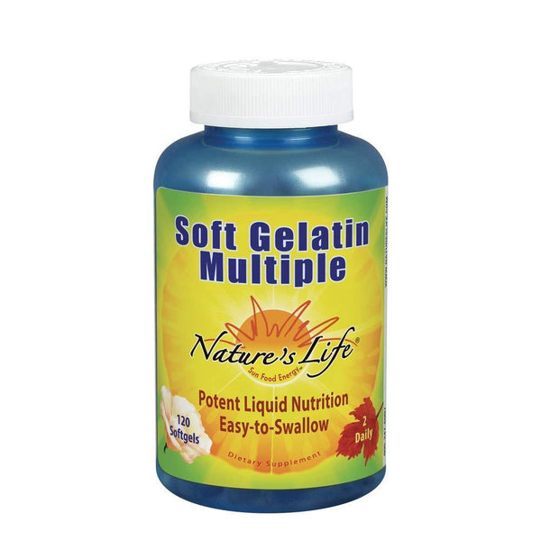 Nature's Life Soft Gelatin Multiple Softgels, 120 Count - Vitamins Emporium