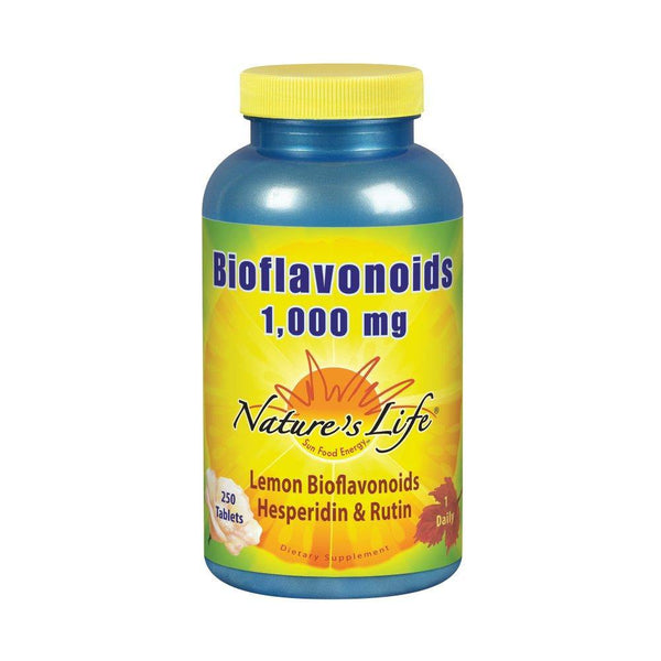 Nature's Life Bioflavonoids 1000mg Lemon Bioflavonoid Complex with Hesperidin & Rutin 250 Ct - Vitamins Emporium