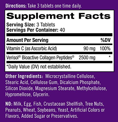 Natrol Collagen Skin Renewal Tablets, 120 Count