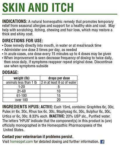 HomeoPet Skin & Itch Relief, 15 ml - Vitamins Emporium
