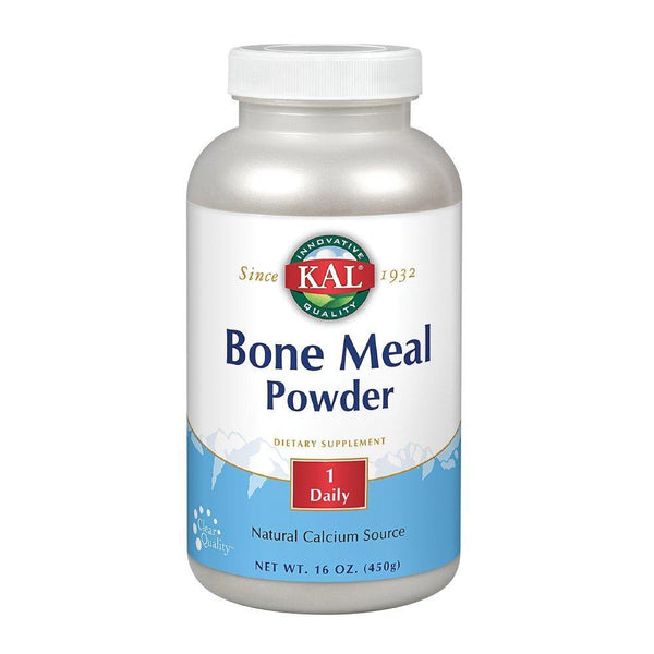KAL Bone Meal Powder | Sterilized & Edible Supplement Rich in Calcium, Phosphorus, Magnesium | for Bones, Teeth, Nerves, Muscular Function | 16 oz - Vitamins Emporium