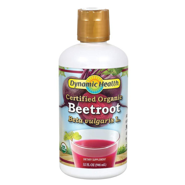 Dynamic Health Organic Certified Juice, Beetroot, 32 Fluid Ounce - Vitamins Emporium