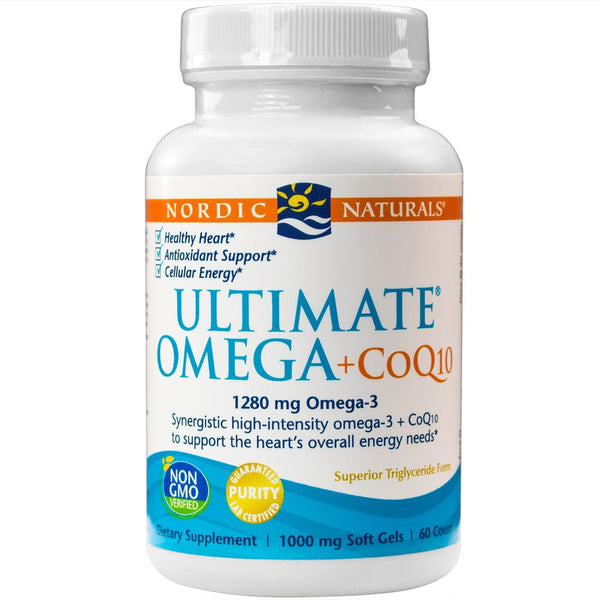 Nordic Naturals - Ultimate Omega +CoQ10, Support for the Heart's Overall Energy Needs, 60 Count - Vitamins Emporium