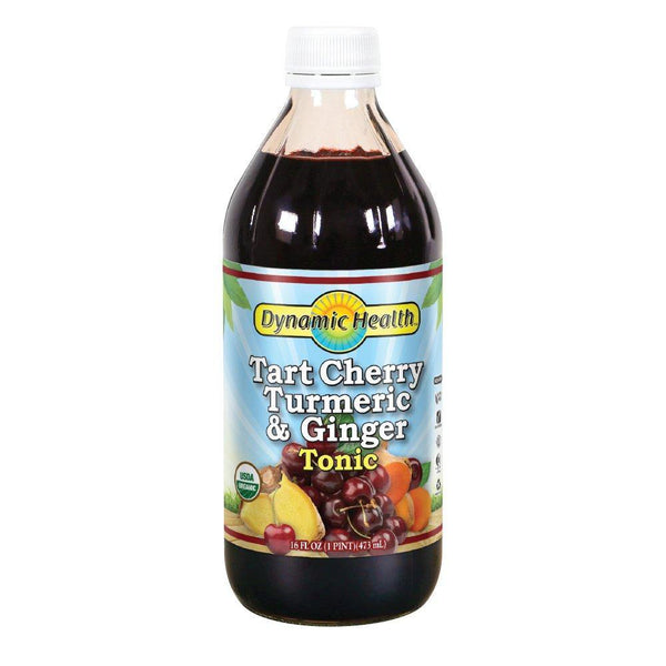Dynamic Health Tart Cherry Turmeric and Ginger Tonic Supplement, 16 Ounce - Vitamins Emporium