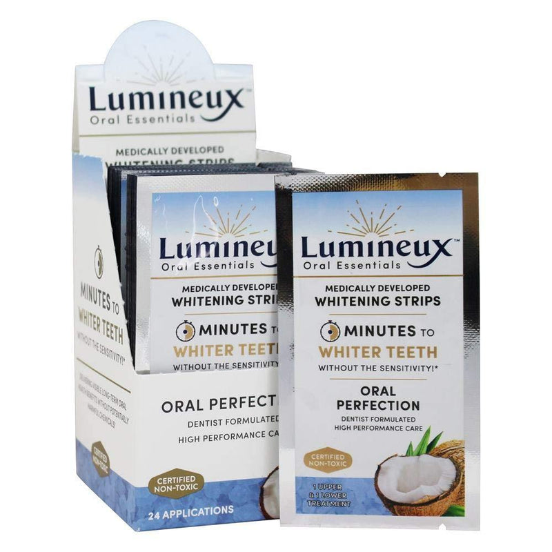 LUMINEUX Oral Perfection Whitening Strips 24 Count, 24 CT - Vitamins Emporium