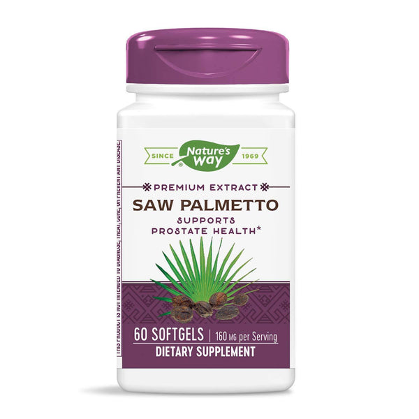 Nature's Way Saw Palmetto, 60 Softgels - Vitamins Emporium