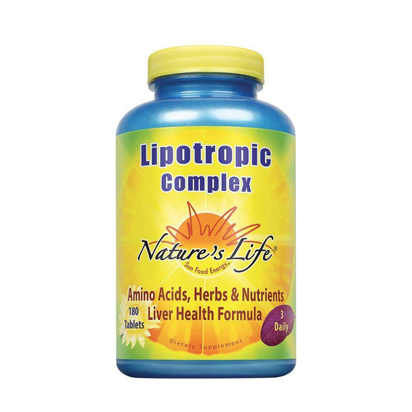 Nature's Life Lipotropic Complex Tablets, 180 Count - Vitamins Emporium
