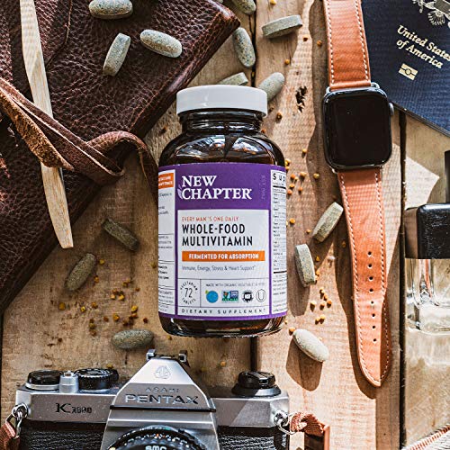New Chapter Men’s Multivitamin + Immune Support – Every Man’s One Daily with Fermented Nutrients - 96 ct
