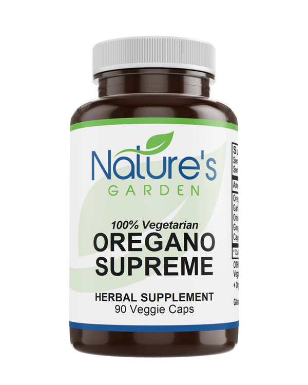 Oregano Supreme (w/ Garlic, Onion, Ginger & Cayenne)  - 90 Veggie Caps