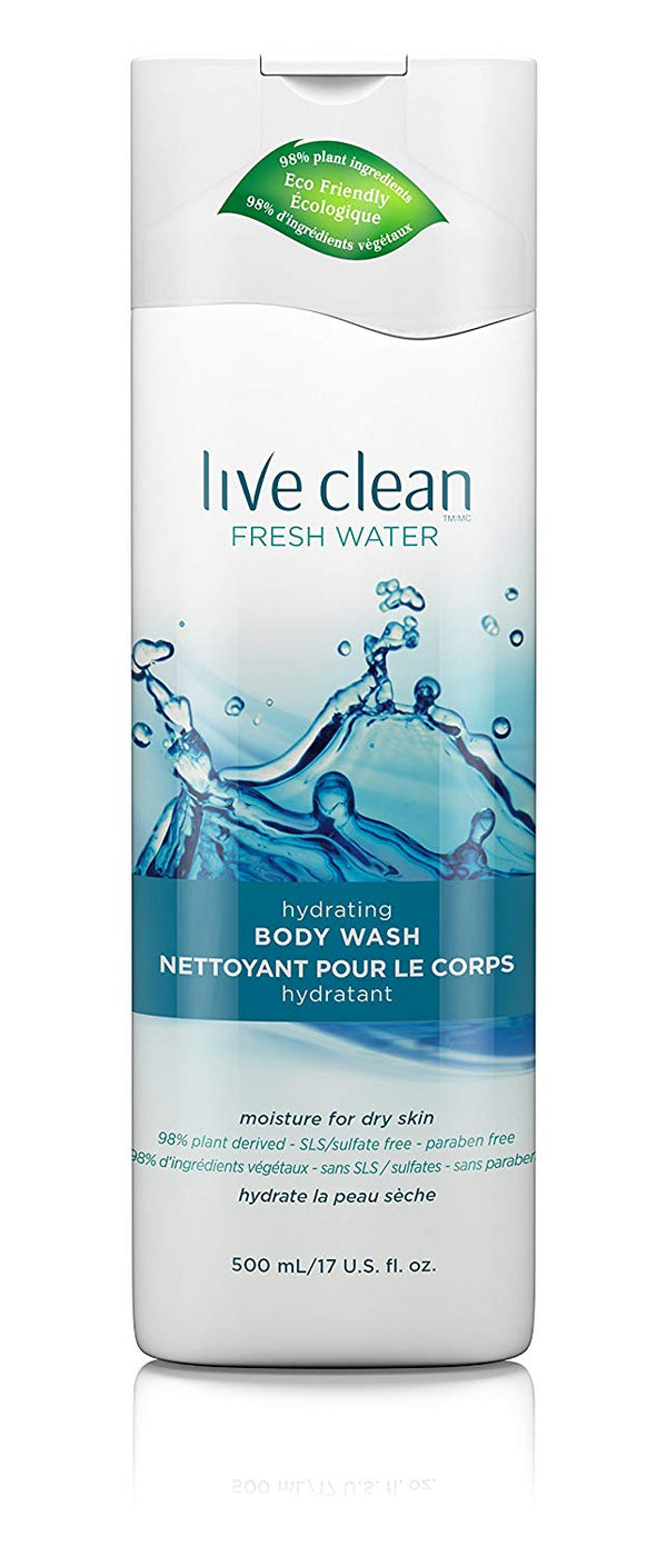 Live Clean Fresh Water Hydrating Body Wash, 17 oz. - Vitamins Emporium