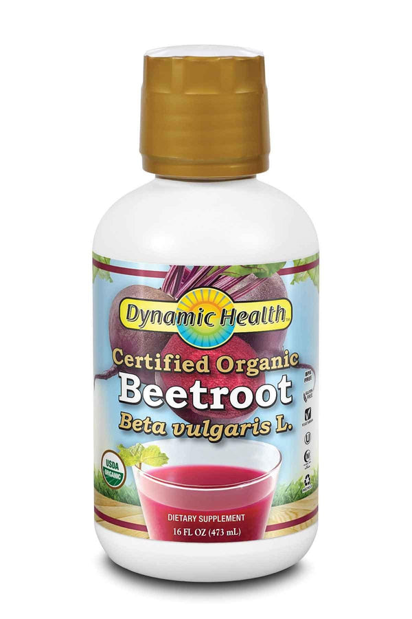Dynamic Health Certified Organic, Beetroot Juice, 16 Ounce - Vitamins Emporium