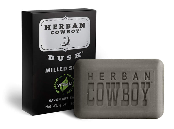 Herban Cowboy Milled Bar Soap Dusk - 5 oz (Pack of 6) | Men's Bar Soap | No Parabens, No Phthalates & Certified Vegan - Vitamins Emporium